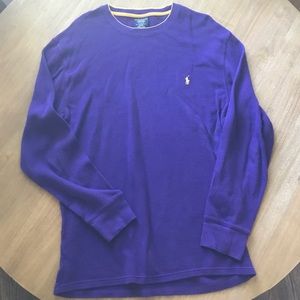 Men’s Long Sleeve Waffle Shirt